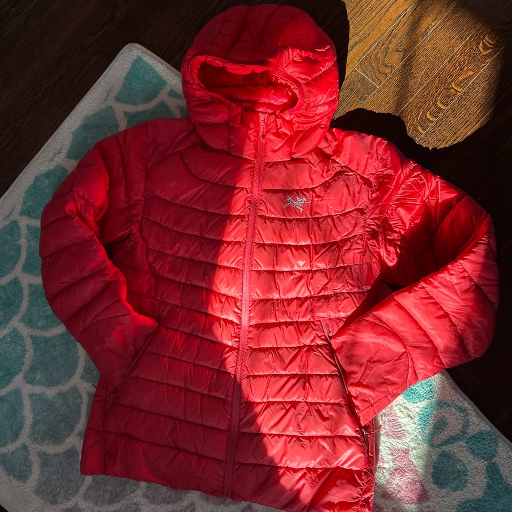 ARC’TERYX pre-loved rain jacket down-filled red polyester size S/M